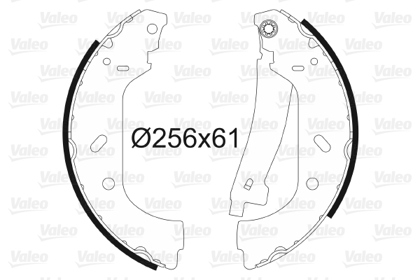 VALEO 562552 Kit ganasce freno-Kit ganasce freno-Ricambi Euro