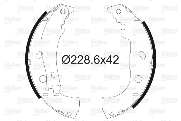 VALEO 562646 Kit ganasce freno-Kit ganasce freno-Ricambi Euro