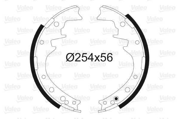 VALEO 562692 Bromsbackar, sats