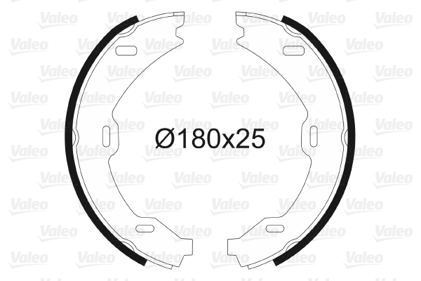 VALEO 564007 Bromsbackar,...