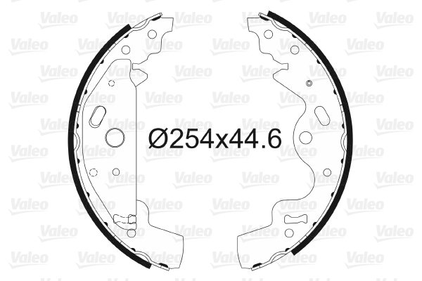 VALEO 564030 Set saboti frana