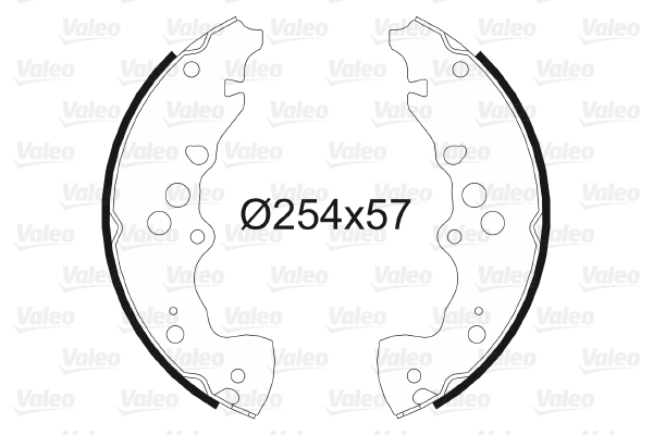 VALEO 564062 Kit ganasce freno-Kit ganasce freno-Ricambi Euro