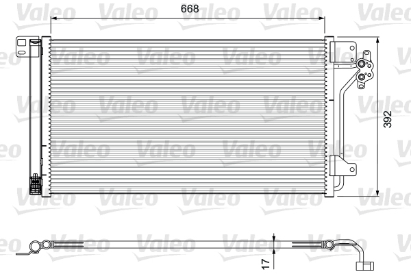 VALEO 814015 Condensatore, Climatizzatore-Condensatore, Climatizzatore-Ricambi Euro