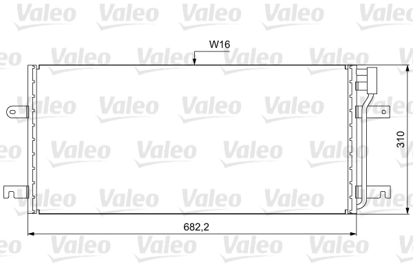 VALEO 814029 Condensatore, Climatizzatore-Condensatore, Climatizzatore-Ricambi Euro