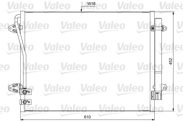 VALEO 814039 Condensatore, Climatizzatore-Condensatore, Climatizzatore-Ricambi Euro