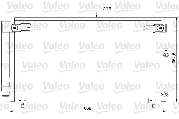 VALEO 814047 Condensatore, Climatizzatore-Condensatore, Climatizzatore-Ricambi Euro