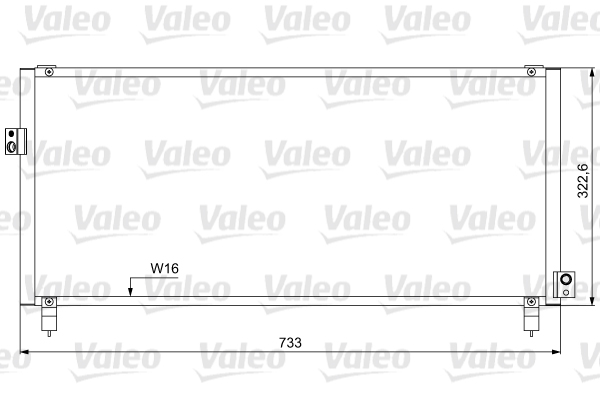 VALEO 814052 Condensatore, Climatizzatore-Condensatore, Climatizzatore-Ricambi Euro