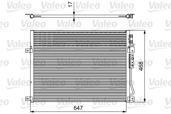 VALEO 814086 Condensatore, Climatizzatore-Condensatore, Climatizzatore-Ricambi Euro
