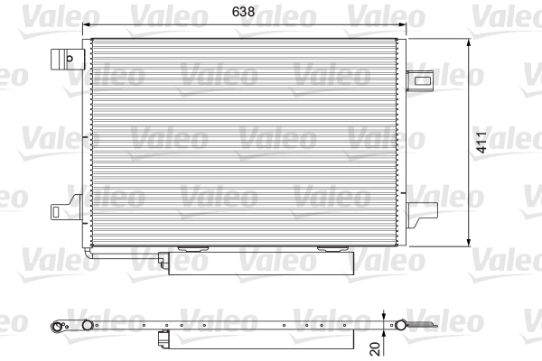 VALEO 814249 Condensatore, Climatizzatore-Condensatore, Climatizzatore-Ricambi Euro