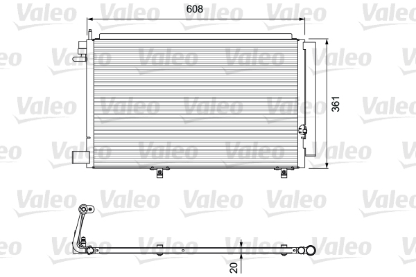 VALEO 814294 Condensatore, Climatizzatore-Condensatore, Climatizzatore-Ricambi Euro