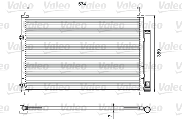 VALEO 814392 Condensatore, Climatizzatore