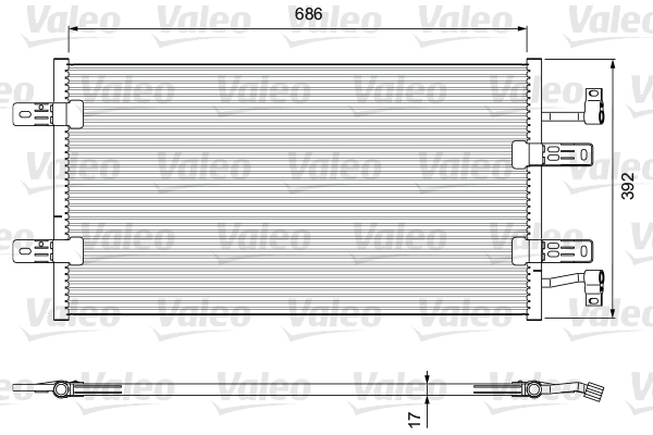 VALEO 814398 Condensatore, Climatizzatore-Condensatore, Climatizzatore-Ricambi Euro