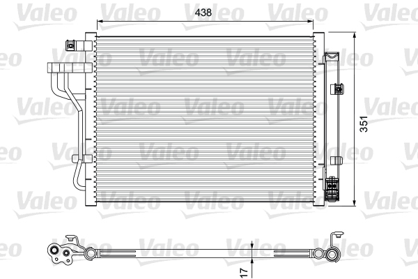 VALEO 814399 Condensatore, Climatizzatore-Condensatore, Climatizzatore-Ricambi Euro