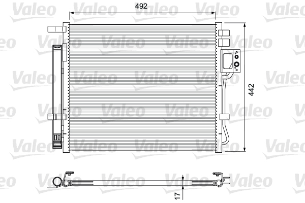 VALEO 814404 Condensatore, Climatizzatore-Condensatore, Climatizzatore-Ricambi Euro