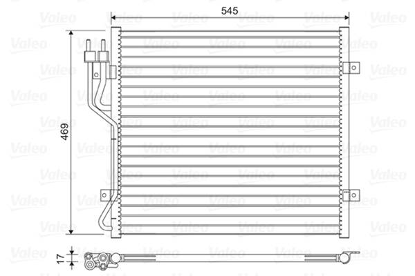 VALEO 814439 Condensatore,...