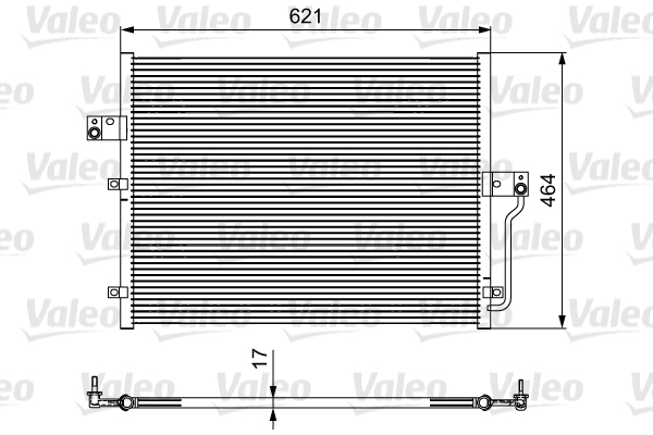 VALEO 814441 Condensatore, Climatizzatore-Condensatore, Climatizzatore-Ricambi Euro