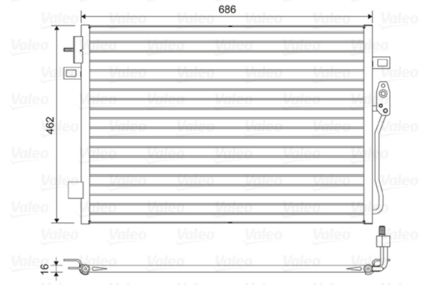 VALEO 814453 Condensatore,...