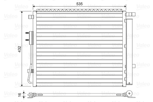 VALEO 814459 Condensatore,...