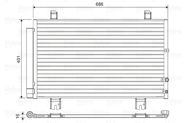 VALEO 814460 кондензатор,...