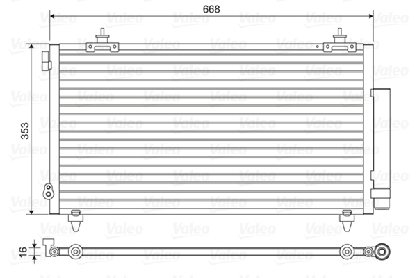 VALEO 814466 кондензатор,...