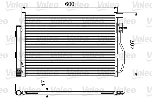 VALEO 814478 Condensatore, Climatizzatore-Condensatore, Climatizzatore-Ricambi Euro