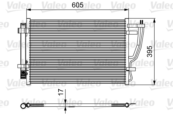 VALEO 814493 Condensatore, Climatizzatore-Condensatore, Climatizzatore-Ricambi Euro