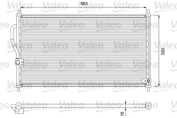 VALEO 818070 Condensatore, Climatizzatore