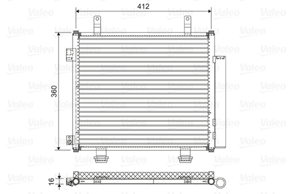 MAHLE AC 447 000S Kondensator, klimaanlegg