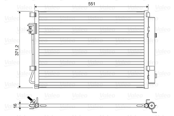 VALEO 822581 кондензатор,...