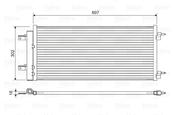 VALEO 822626 kondenzátor,...