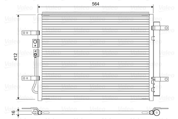 VALEO 822628 кондензатор,...