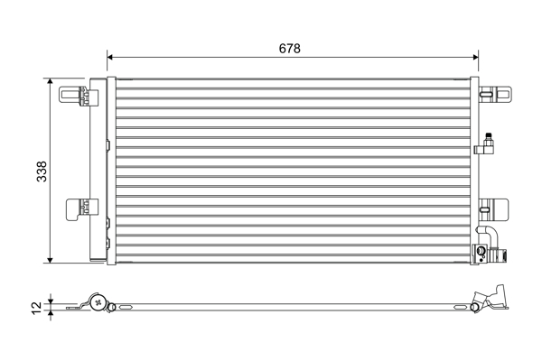 VALEO 822650 Condensator,...