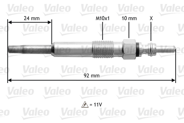 VALEO 345104 Candeletta-Candeletta-Ricambi Euro