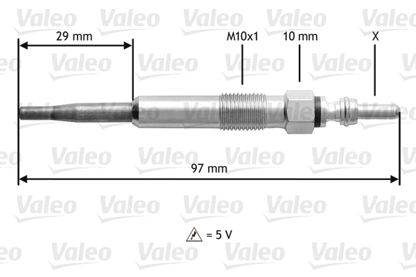 VALEO 345125 Zhavici svicka