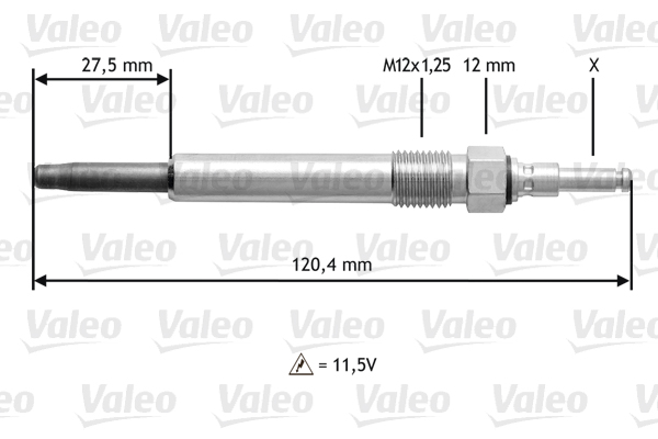 VALEO 345146 Zhavici svicka