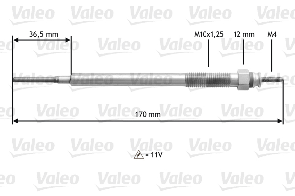 VALEO 345154 Zhavici svicka