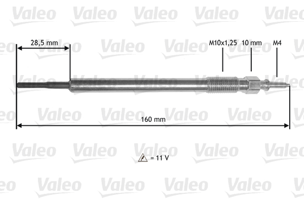 VALEO 345177 Zhavici svicka