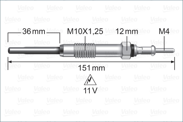 VALEO 345233 Zhavici svicka