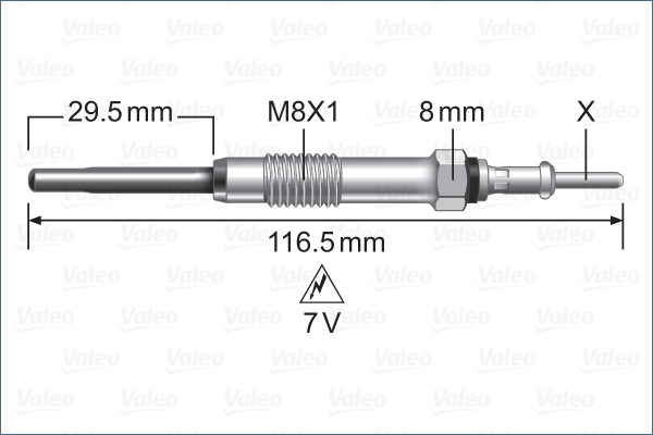 VALEO 345255 Zhavici svicka