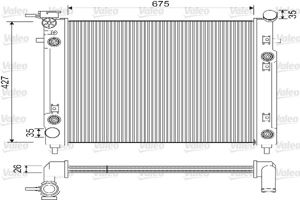 Radiator, engine cooling
