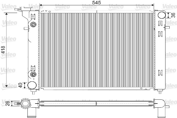 Radiator, engine cooling