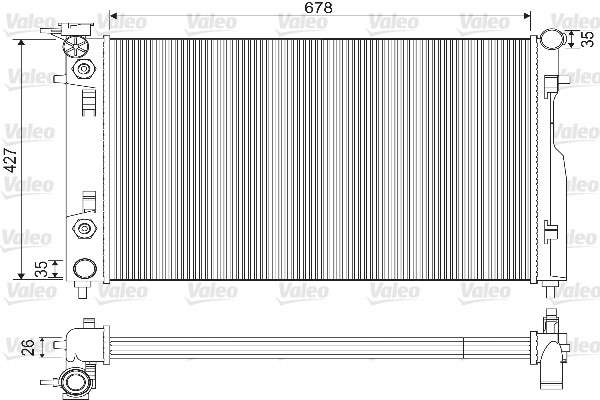 Radiator, engine cooling