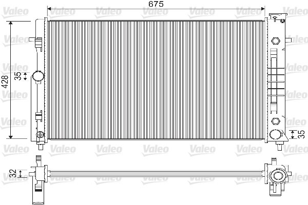 Radiator, engine cooling