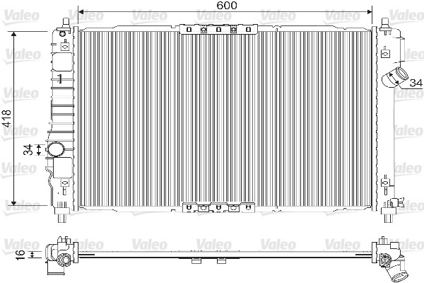 Radiator, engine cooling