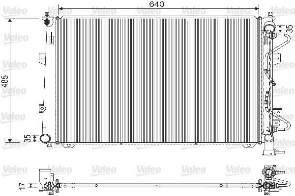 Radiator, engine cooling