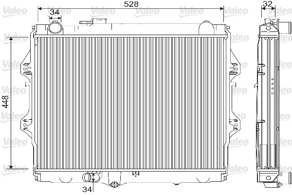 Radiator, engine cooling