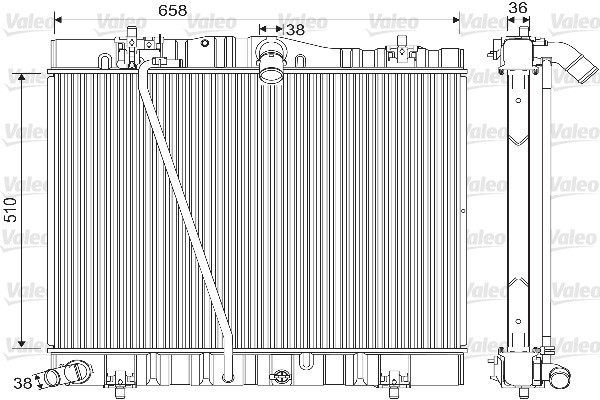 Radiator, engine cooling