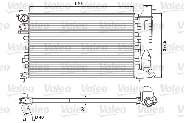 Radiator, engine cooling