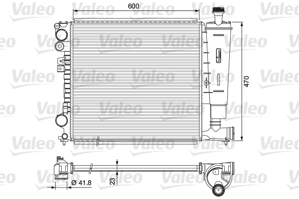 Radiator, engine cooling