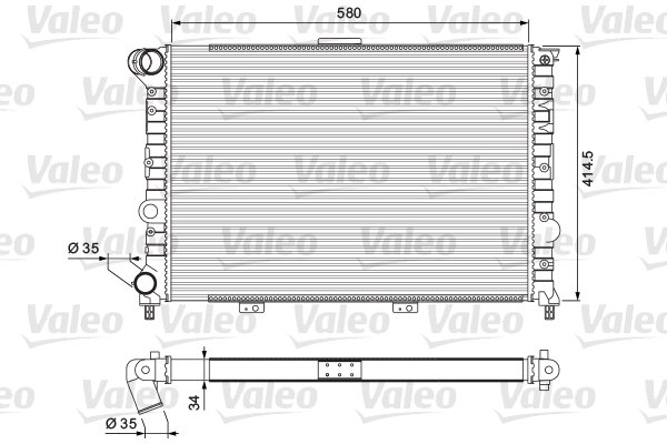 Radiator, engine cooling